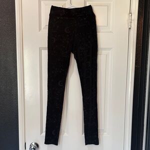 Killstar Black Starry Pattern Leggings gothic punk rock rocker